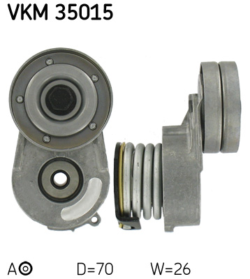 SKF - VKM 35015 - Zatezač, klinasti rebrasti kaiš (Kaišni prenos)